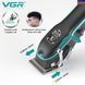 Машинка для стрижки VGR V‑123, 4 насадки, роторный мотор, стальные лезвия, для дома и салона 9121 фото 5