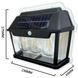 Ліхтар вуличний 999-38W вольфрамові лампи, Motion Sensor, 1х18650, сонячна панель 10890 фото 4