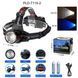Фонарь налобный PLD-T115-2PM10-TG (white+blue), 2x18650, ЗУ Type-C, zoom 10117 фото 1