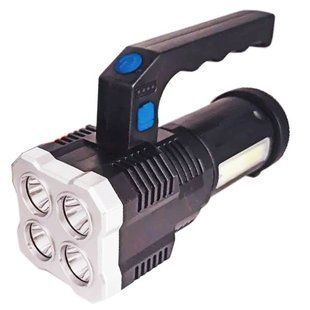 Ліхтар переносний BL-X510-4LED+COB, Li-Ion акумулятор, ЗУ microUSB 9008 фото