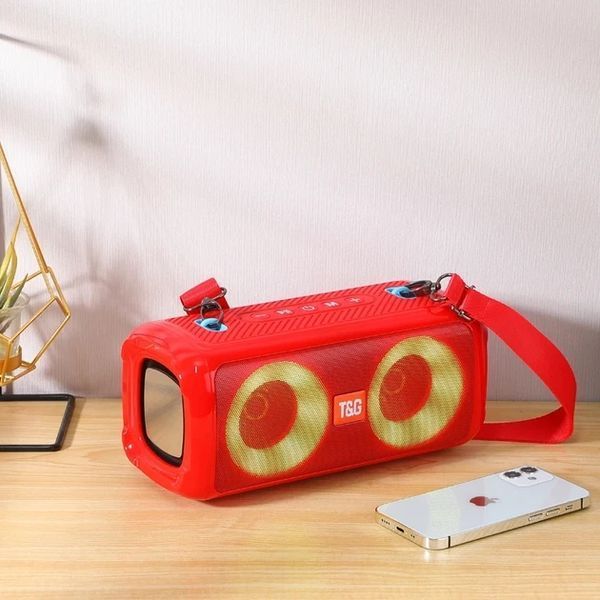 Bluetooth-колонка TG641, з функцією speakerphone, радіо, red 10207 фото