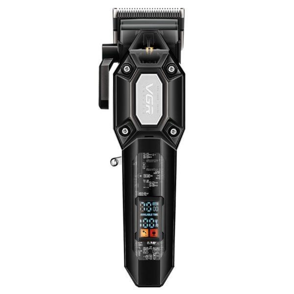 Машинка для стрижки VGR V‑600 BLACK, 6 насадок, акумуляторна, LED дисплей, регулятор висоти 9094 фото