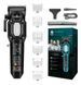 Машинка для стрижки VGR V‑600 BLACK, 6 насадок, акумуляторна, LED дисплей, регулятор висоти 9094 фото 1