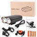 Велофонарь LR-Y2Pro-2T6 DUAL MEGALIGHT, ALUMINUM, 2 крепления, индикатор заряда, Waterproof, усиленный аккум 8069 фото 4