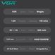 Триммер для бороды и волос VGR V-964 BLACK, 7000 RPM, 4 насадки, LED дисплей 11268 фото 4