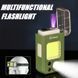Фонарь налобный MULTIFUNCTIONAL YM-T618-LED+COB, Motion Sensor, Li-Ion аккум., зажигалка, ЗУ Type-C 10136 фото 2