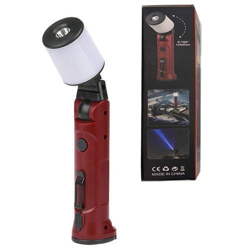 Ліхтар WORKLIGHT-72-XPE(white+red), 10 W, 350 Lumen, Li-Ion акб, поворот 180&ordm;+180&ordm;, затискач, гак, магніт, ЗУ 9656 фото