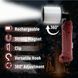 Ліхтар WORKLIGHT-72-XPE(white+red), 10 W, 350 Lumen, Li-Ion акб, поворот 180&ordm;+180&ordm;, затискач, гак, магніт, ЗУ 9656 фото 8