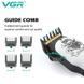 Аккумуляторная машинка для стрижки (clipper) VGR V-699 WHITE, 4 насадки, LED display 11515 фото 2