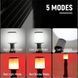 Ліхтар WORKLIGHT-72-XPE(white+red), 10 W, 350 Lumen, Li-Ion акб, поворот 180&ordm;+180&ordm;, затискач, гак, магніт, ЗУ 9656 фото 6