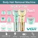 Епілятор VGR 7 в 1 V-756 GREEN - універсальний догляд для гладкої шкіри. 11201 фото 5