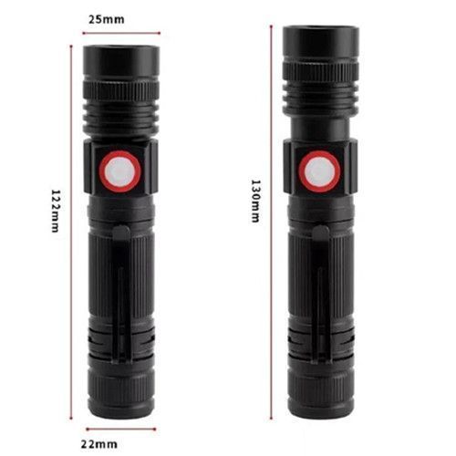 Фонарь BL-502-T6+COB, 1x18650, магнит, зажим, zoom, ЗУ microUSB 8955 фото