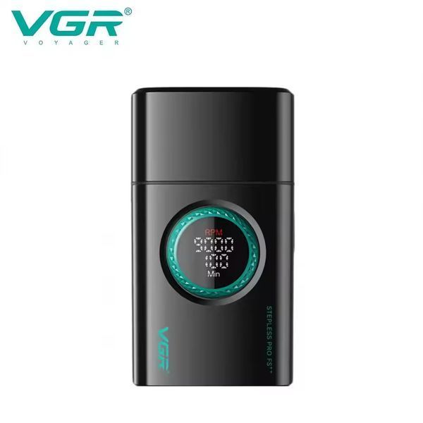 Електробритва VGR V-378 BLACK, шейвер з подвійним лезом та триммером, 7000&ndash;9000 RPM, LED Display 11220 фото