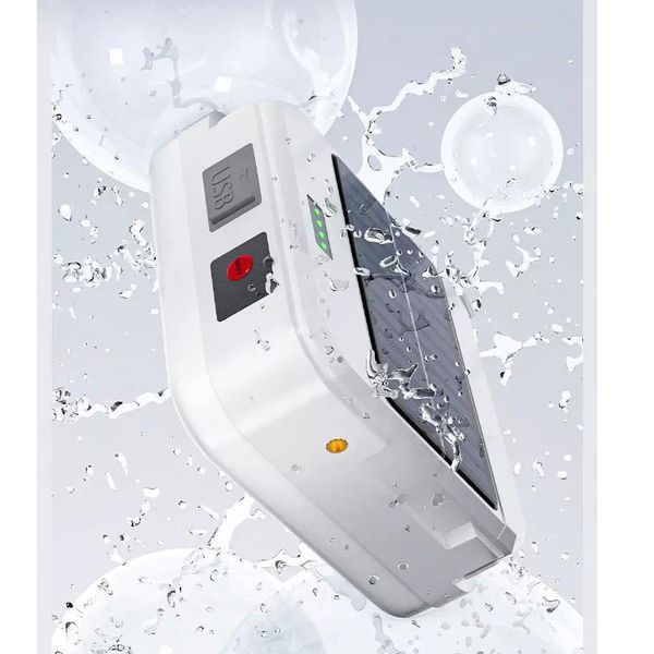 Фонарь кемпинговый DP-K7-90, 2х18650, солнечная панель, power bank, ЗУ Type-C, крюк 10781 фото