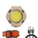 Фонарь налобный CY-2026-C COB+LED (white+yellow+red+blue), аккумуляторный, USB Type-C 10767 фото 5