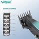 Машинка для стрижки VGR V‑270, 6 насадок, 9000 об/мин, 2500 mAh, LED дисплей, аккумуляторная 9063 фото 8