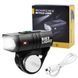 Велофонарь BK-02Pro-2XPE ULTRA LIGHT, ALUMINUM, индикация заряда, Waterproof, аккум., ЗУ micro USB 8074 фото 1