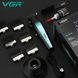 Машинка для стрижки VGR V‑270, 6 насадок, 9000 об/мин, 2500 mAh, LED дисплей, аккумуляторная 9063 фото 4