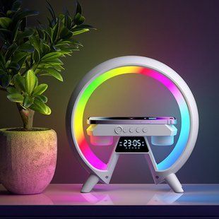 Лампа-нічник з Bluetooth-колонкою XM-X63 з бездротовою зарядкою для телефону 10454 фото