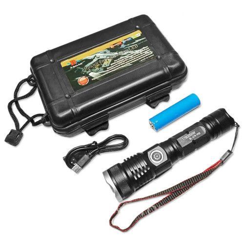 Ліхтар BL-A79-P50, 1х18650, zoom, ЗП Type-C 8995 фото