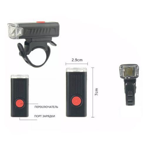 Велофонарь LY-21-XPE, аккум., ЗУ micro USB 8454 фото