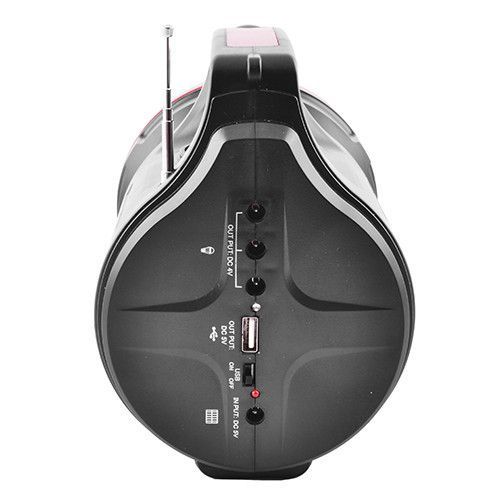Фонарь переносной Luxury 2890, 10W+22LED, ЗУ 220V, встроенный аккумулятор, power bank, радио, TF card (Yajia) 7529 фото