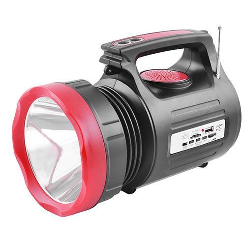 Фонарь переносной Luxury 2890, 10W+22LED, ЗУ 220V, встроенный аккумулятор, power bank, радио, TF card (Yajia) 7529 фото