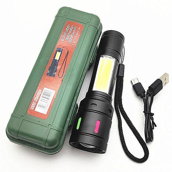 Ліхтар NIGHT VISION FLUORESCENCE BL-627-TG+COB з Li-Ion акумулятором, індикація заряду, USB Type-C, zoom 10760 фото