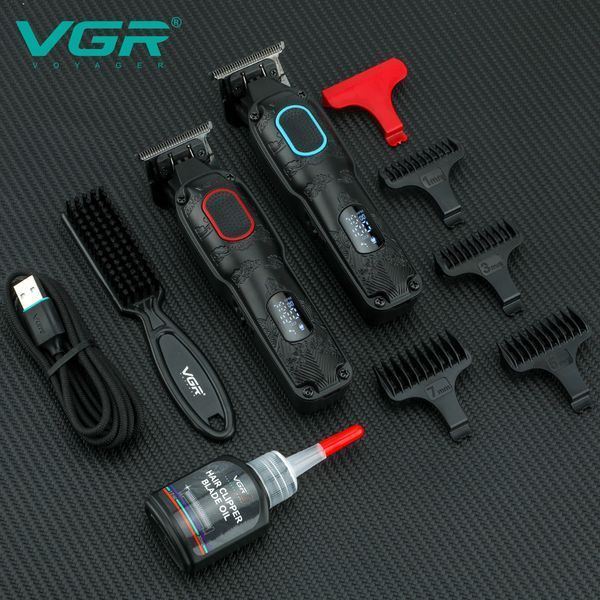Тример VGR V‑254 GREEN, 4 насадки, 7000 об/хв, 2000 mAh, LED дисплей, акумуляторний 9062 фото