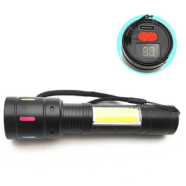 Ліхтар NIGHT VISION FLUORESCENCE BL-627-TG+COB з Li-Ion акумулятором, індикація заряду, USB Type-C, zoom 10760 фото