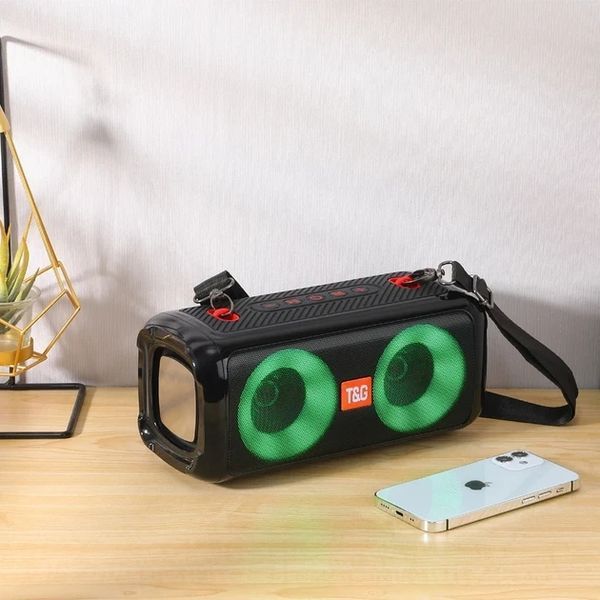 Bluetooth-колонка TG641, з функцією speakerphone, радіо, black 10205 фото