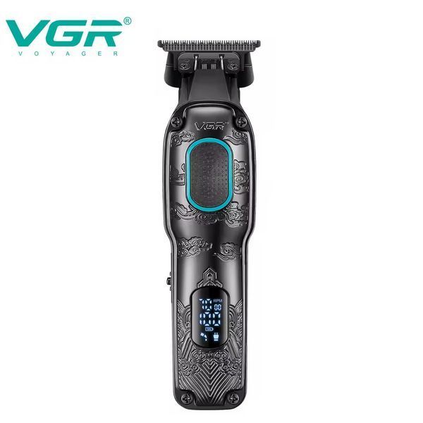 Тример VGR V‑254 GREEN, 4 насадки, 7000 об/хв, 2000 mAh, LED дисплей, акумуляторний 9062 фото