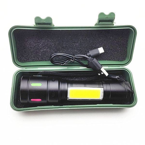 Ліхтар NIGHT VISION FLUORESCENCE BL-627-TG+COB з Li-Ion акумулятором, індикація заряду, USB Type-C, zoom 10760 фото