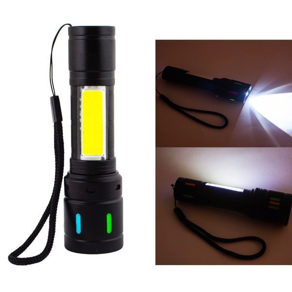Ліхтар NIGHT VISION FLUORESCENCE BL-627-TG+COB з Li-Ion акумулятором, індикація заряду, USB Type-C, zoom 10760 фото
