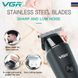 Тример для бороди та волосся VGR V-933, 4 насадки 11270 фото 8