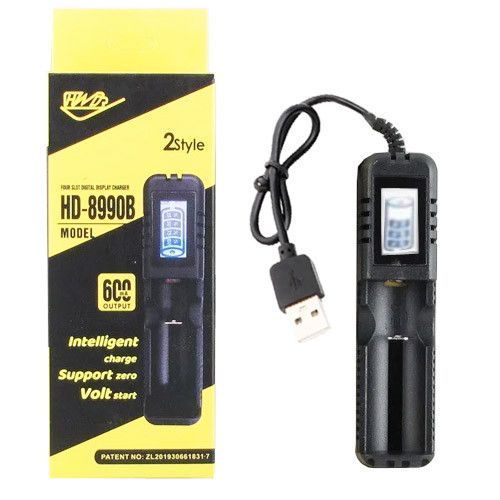 Зарядное устройство HD-8990B, LCD экран, 1x18650/26650/16340/14500 8940 фото