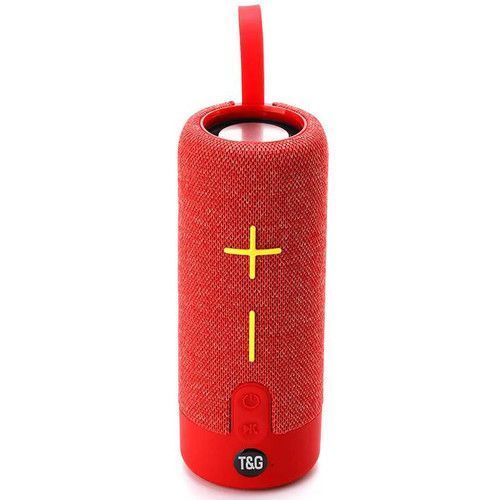 Bluetooth-колонка TG619C с RGB ПОДСВЕТКОЙ, speakerphone, радио, red 9954 фото