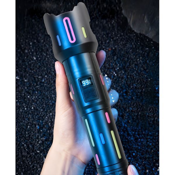 Ліхтар NIGHT VISION FLUORESCENCE BL-2405-TG, 1&times;26650, power bank, індикація заряду, USB Type-C, zoom 10762 фото