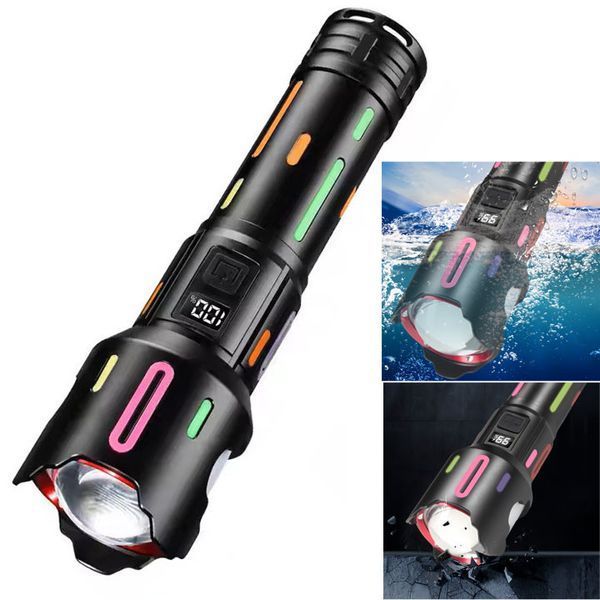 Ліхтар NIGHT VISION FLUORESCENCE BL-2405-TG, 1&times;26650, power bank, індикація заряду, USB Type-C, zoom 10762 фото