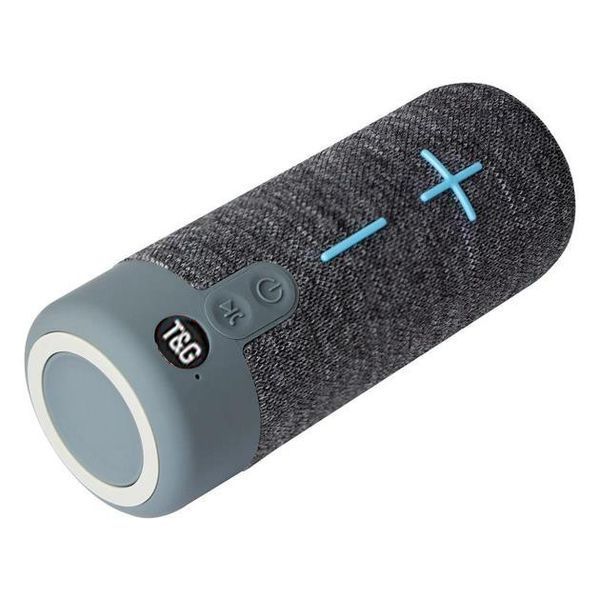 Bluetooth-колонка TG619C с RGB ПОДСВЕТКОЙ, speakerphone, радио, grey 9952 фото