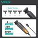 Триммер для бороды и волос VGR V-930 GREEN, 4 насадки, LED дисплей 11271 фото 3