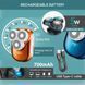 Електробритва VGR V-346 BLUE, роторна, IPX5, LED display 11184 фото 7