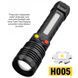 Фонарь аккумуляторный PLD-H005-3PM10-TG, 3 цвета света, 14 SMD, индикация заряда, Zoom, USB Type-C, Box 10592 фото 3