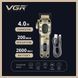 Машинка для стрижки VGR V‑027, 8 насадок, 2600 mAh, 7000 об/мин, LED дисплей 9060 фото 5