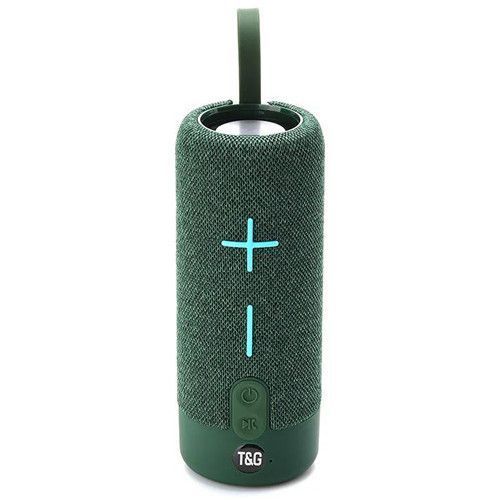 Bluetooth-колонка TG619C с RGB ПОДСВЕТКОЙ, speakerphone, радио, green 9951 фото