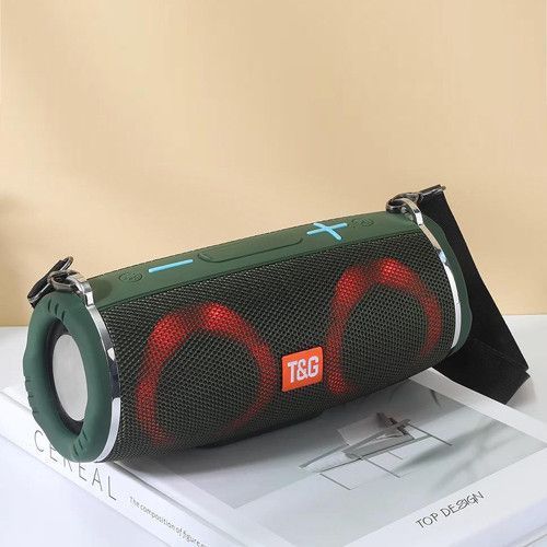 Bluetooth-колонка TG642 з RGB ПІДСВІТКОМ, speakerphone, радіо 10022 фото