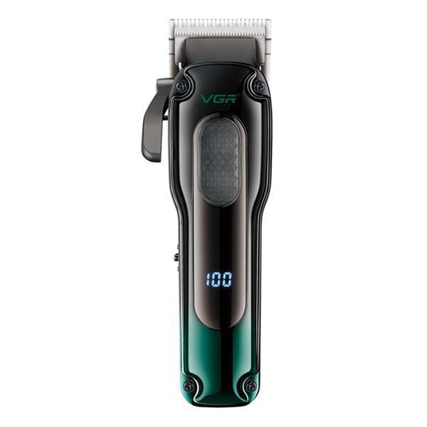 Машинка для стрижки VGR V‑013 Green, 8 насадок, 2000 mAh, 6500 об/хв, LED дисплей 9059 фото