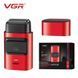 Електробритва VGR V-307 RED з подвійним лезом, 2000 mAh, 9000 об/хв, шейвер із LED дисплеєм 11172 фото 6