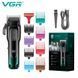 Машинка для стрижки VGR V‑013 Green, 8 насадок, 2000 mAh, 6500 об/хв, LED дисплей 9059 фото 1