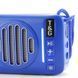 Bluetooth колонка TG368 с солнечной батареей, FM радио, speakerphone, 10 Вт, Blue 9988 фото 3